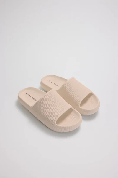 Chanclas Antideslizantes Extra Comfort Marfil Ysabel Mora 86086