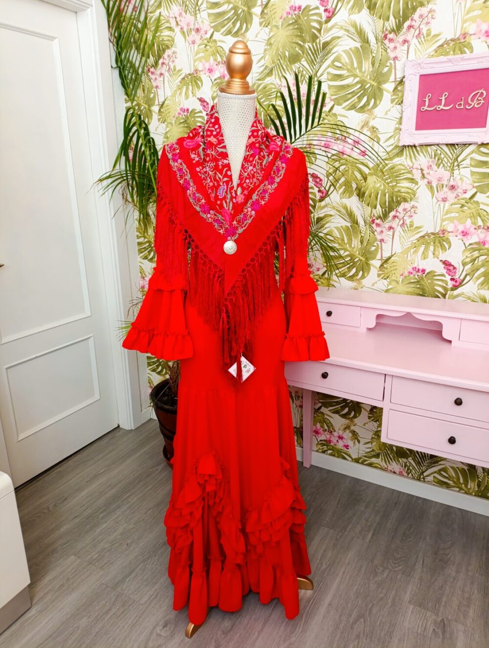 Vestido Carruchas New Rojo T1