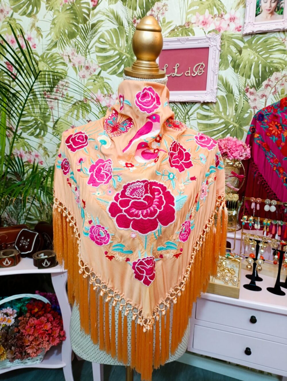 Mantón Pastora Mango