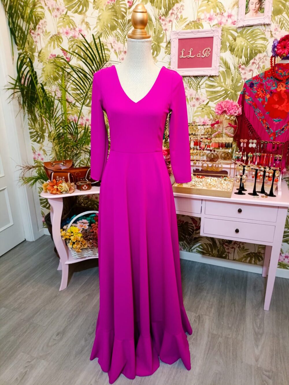 Vestido Vuelo Buganvilla T1 - Imagen 2