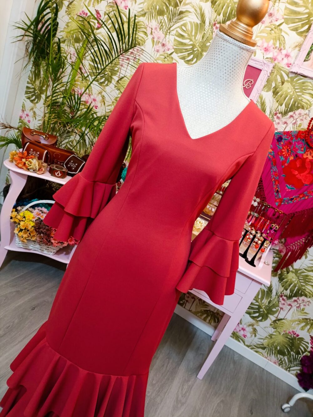 Vestido 3 Volantes Caldera T2 - Imagen 3