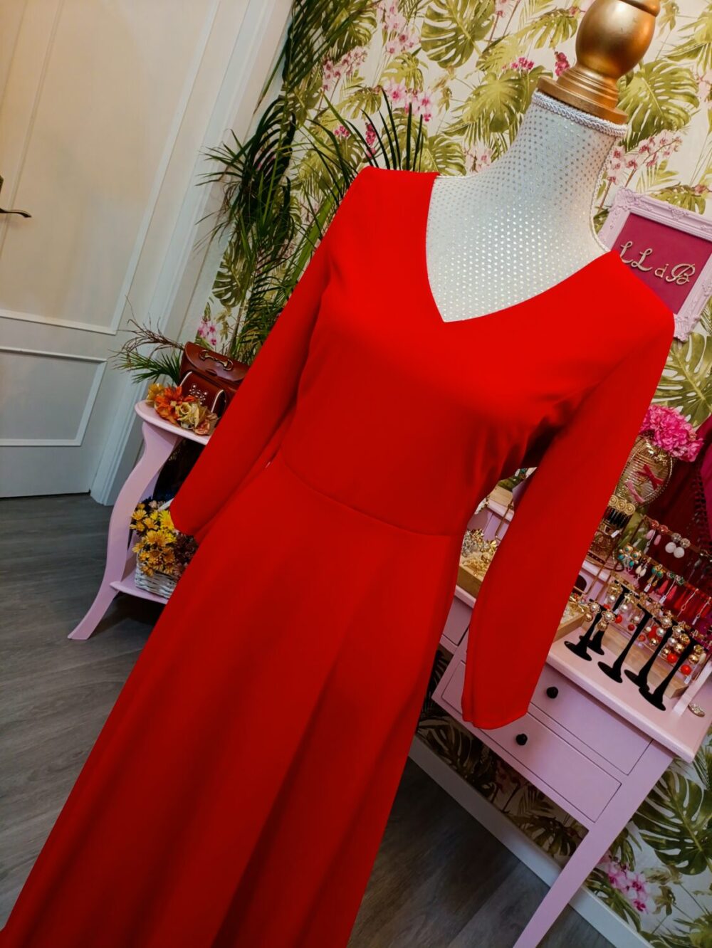 Vestido Vuelo Rojo T3 - Imagen 3