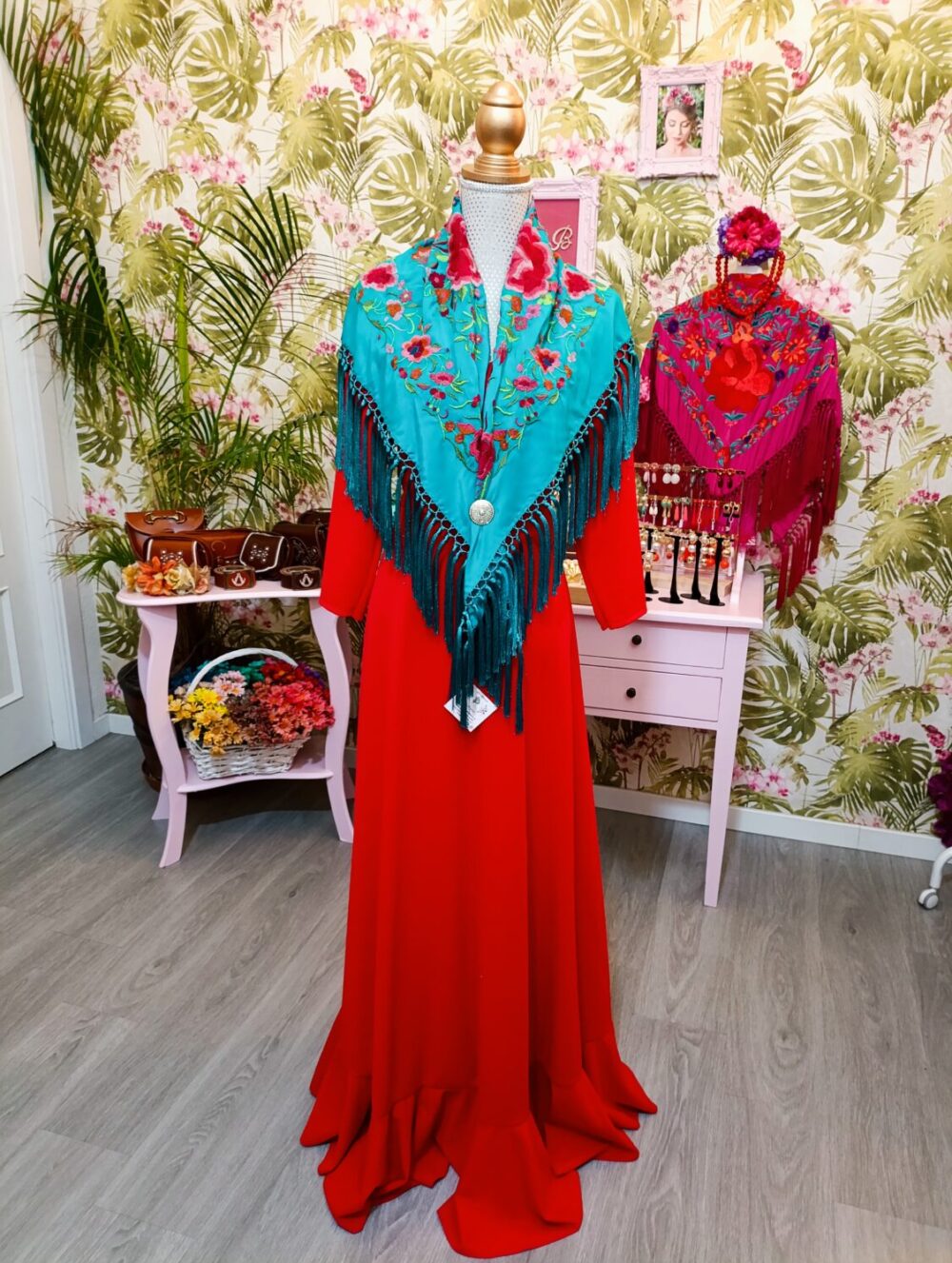 Vestido Vuelo Rojo T3