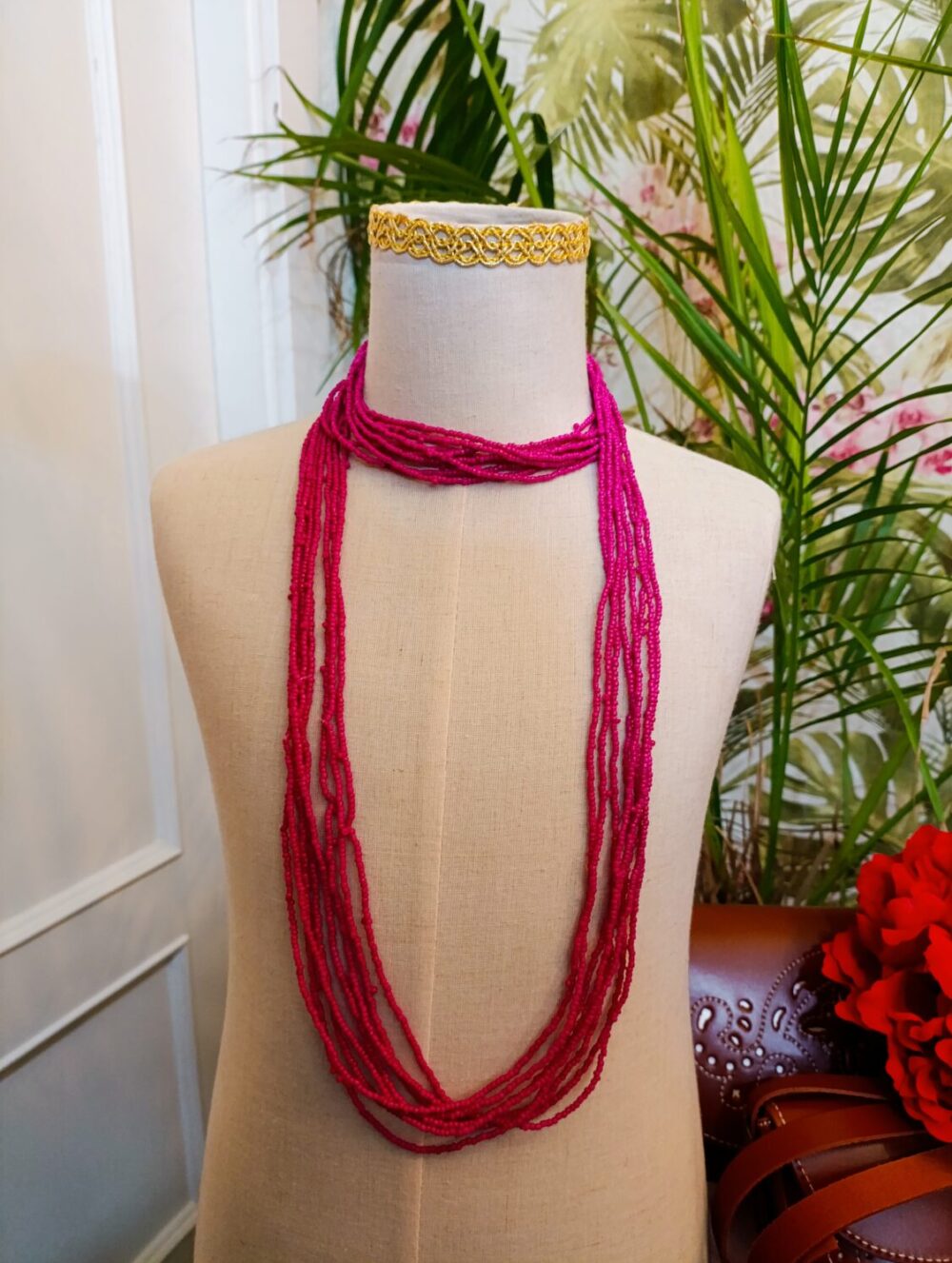 Collar Multiposición Buganvilla