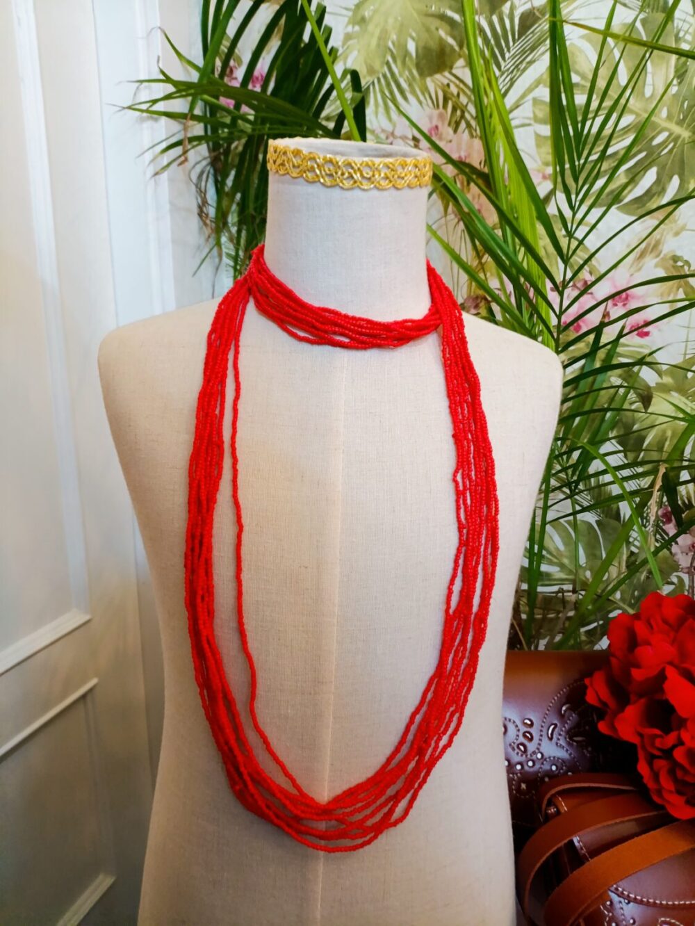 Collar Multiposición Rojo