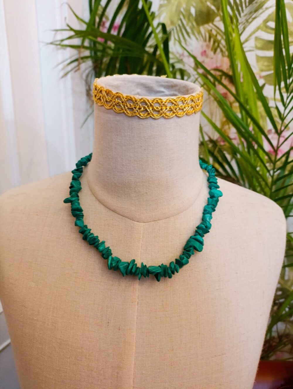 Collar Piedras Verde