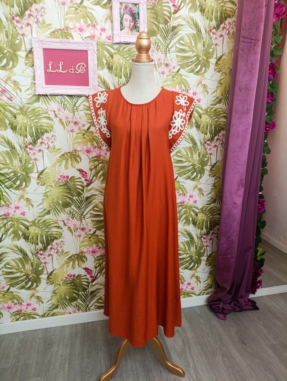 Vestido Carol Calabaza