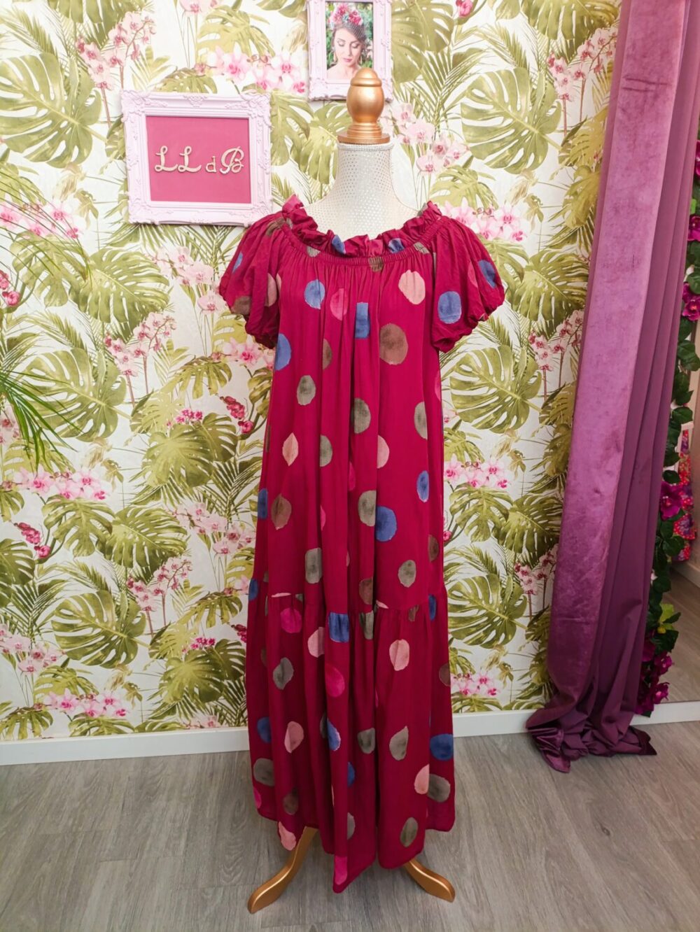 Vestido Maxi Fresa