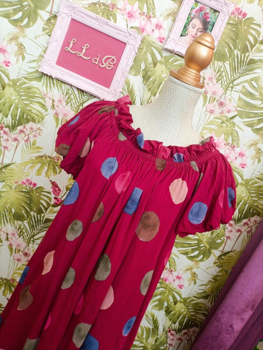 Vestido Maxi Fresa - Imagen 2
