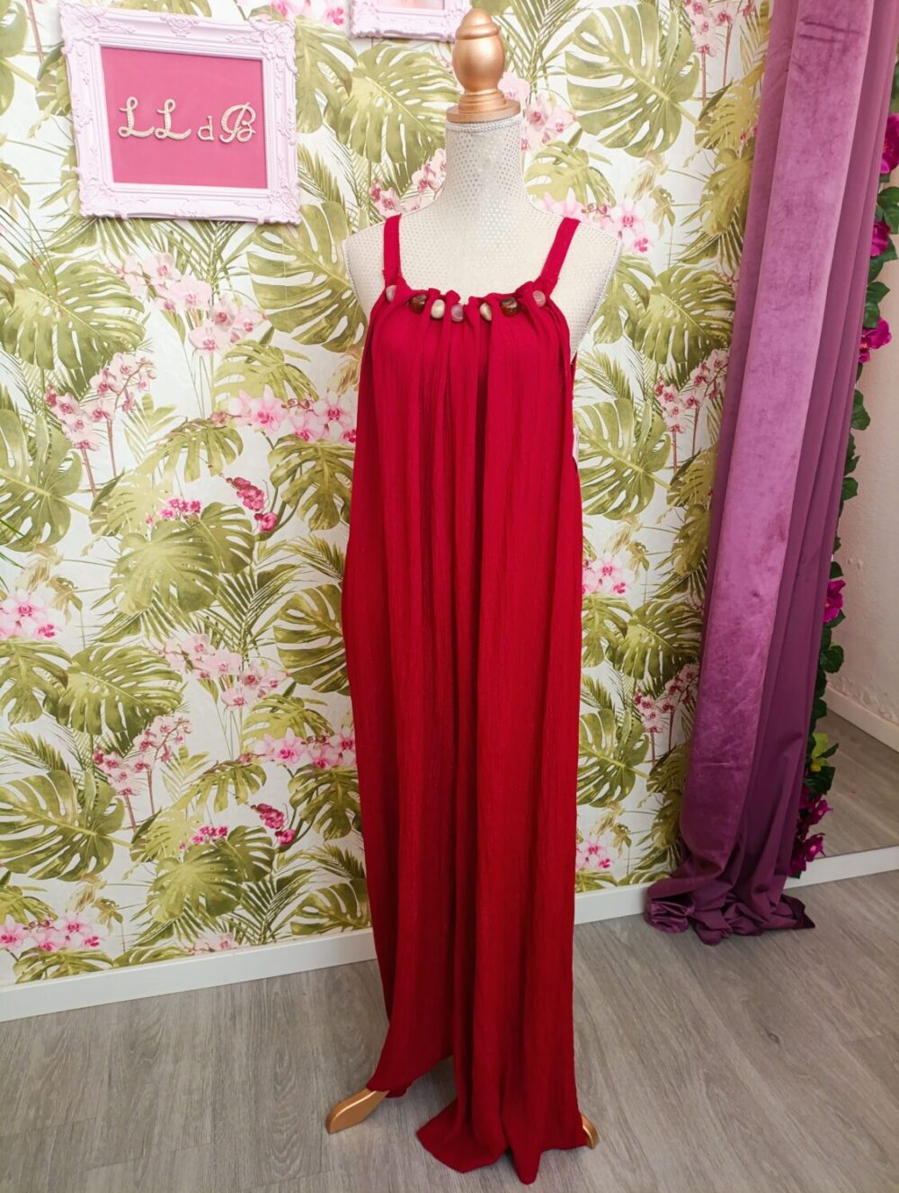 Mono Maxi Piedras Rojo