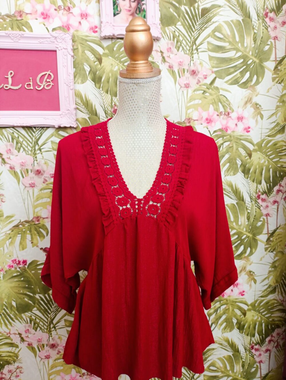 Blusa Mariola Rojo