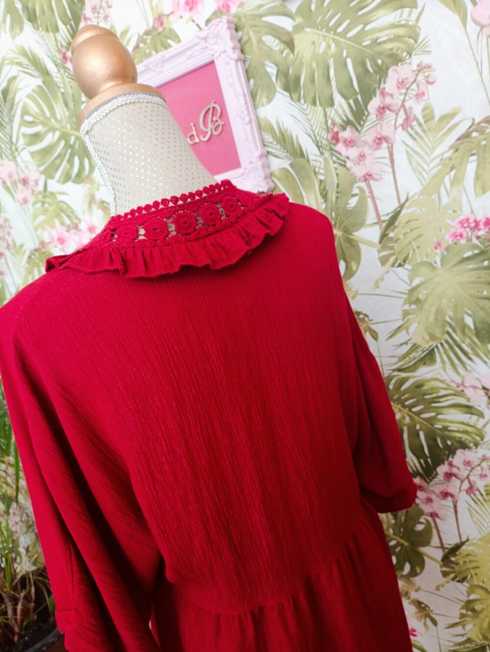 Blusa Mariola Rojo - Imagen 3