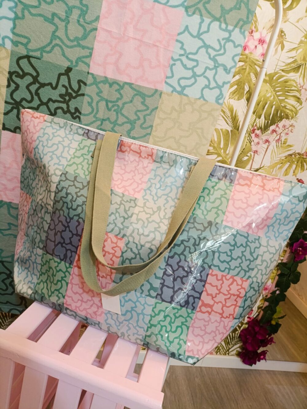 Conjunto Bear Kaki Y Rosa - Imagen 2