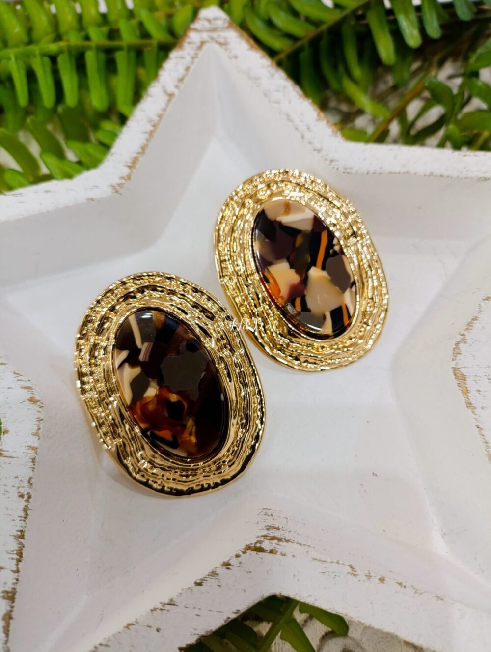 Pendiente Amelie Chocolate