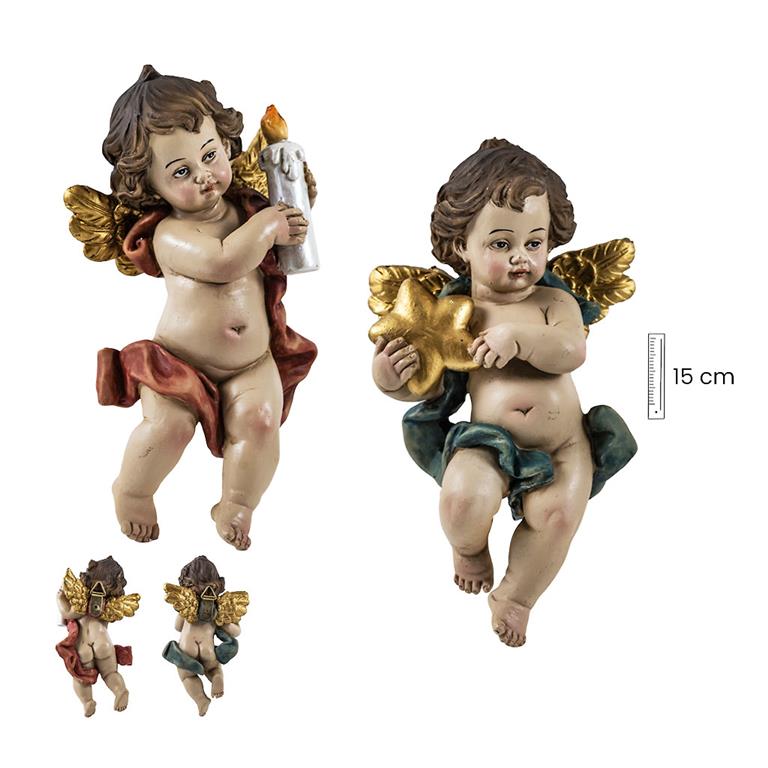 23/287 ANGEL COLGAR 15 CM 2 SURT VELA/ESTRELLA