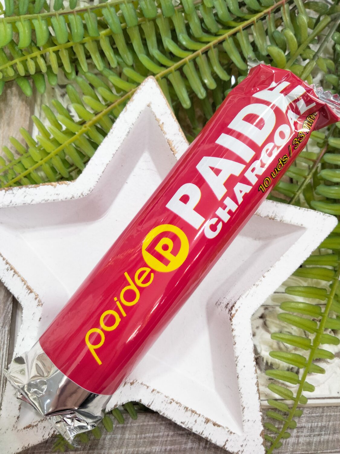 Pastilla Carbón 10uds/33mm