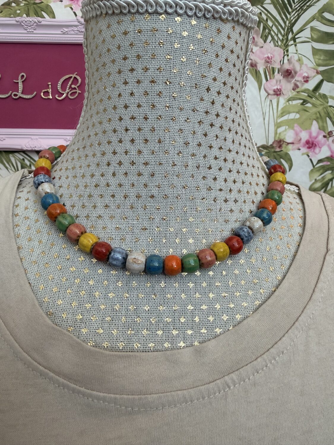 Collar Cuentas Summer Multicolor - Imagen 2