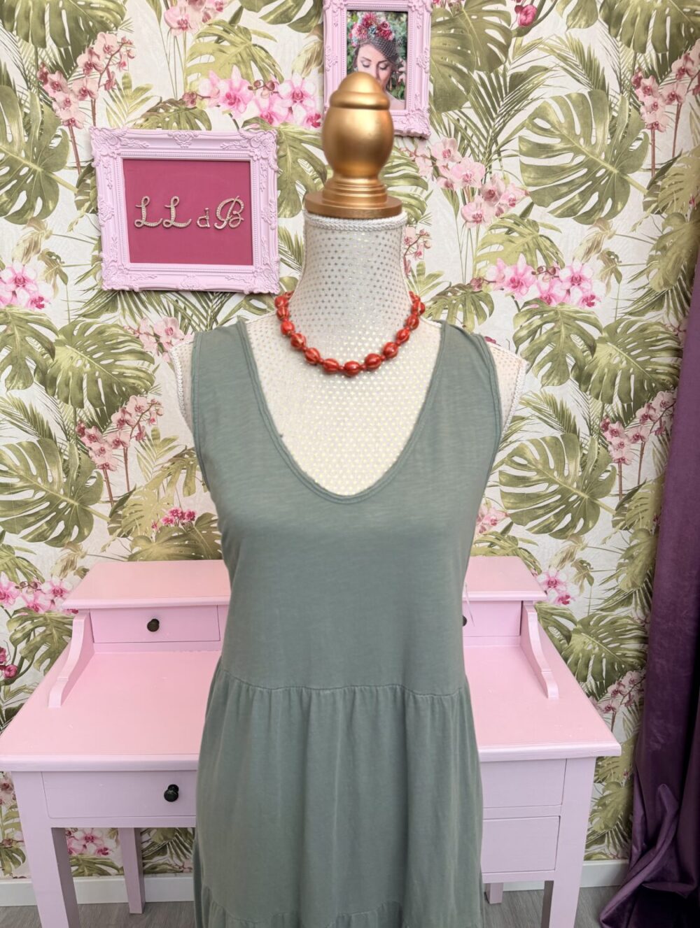 Alternative view of 19313 Vestido kaki
