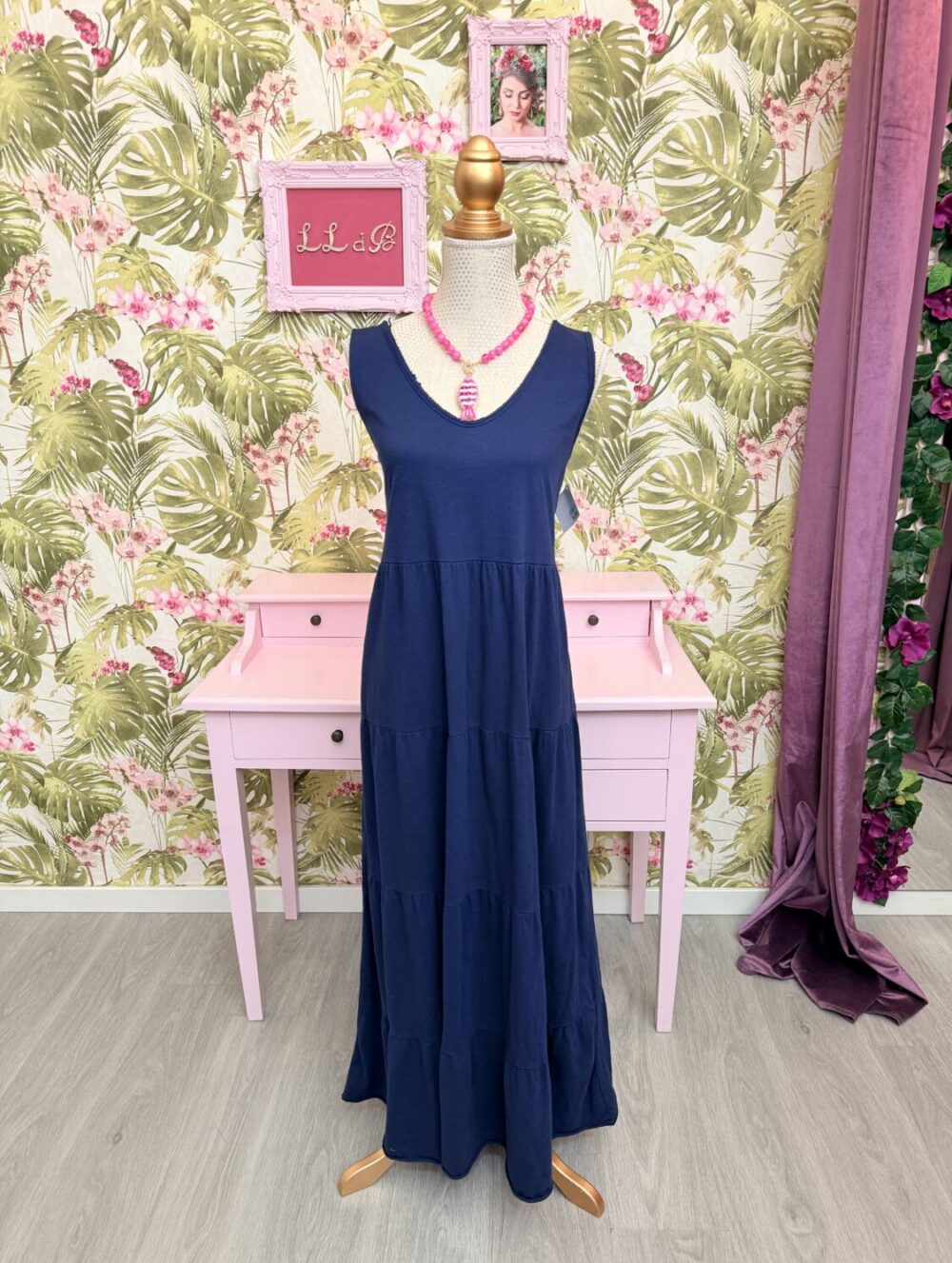 19313 Vestido Azul Marino
