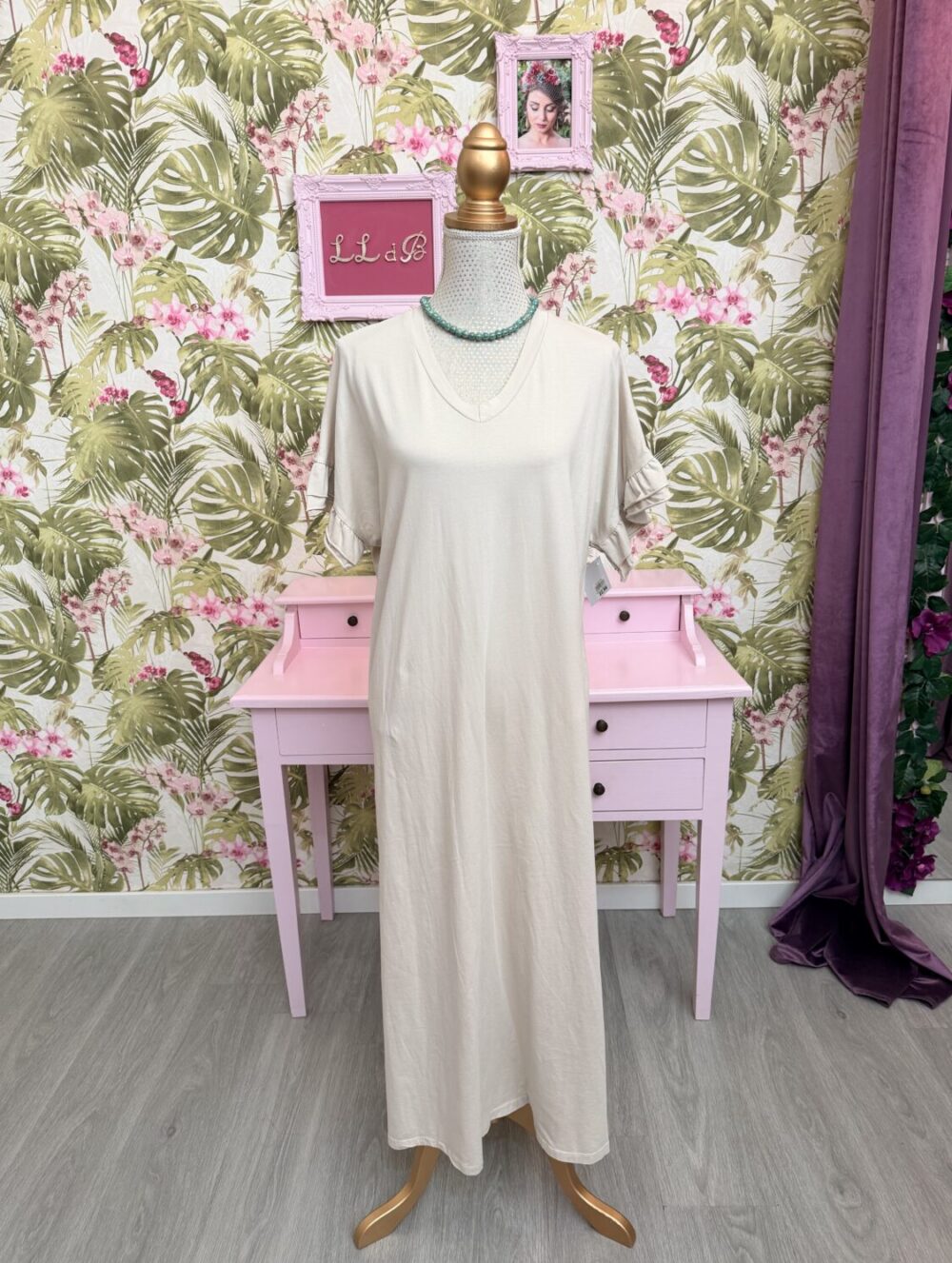 11070 Vestido Beig