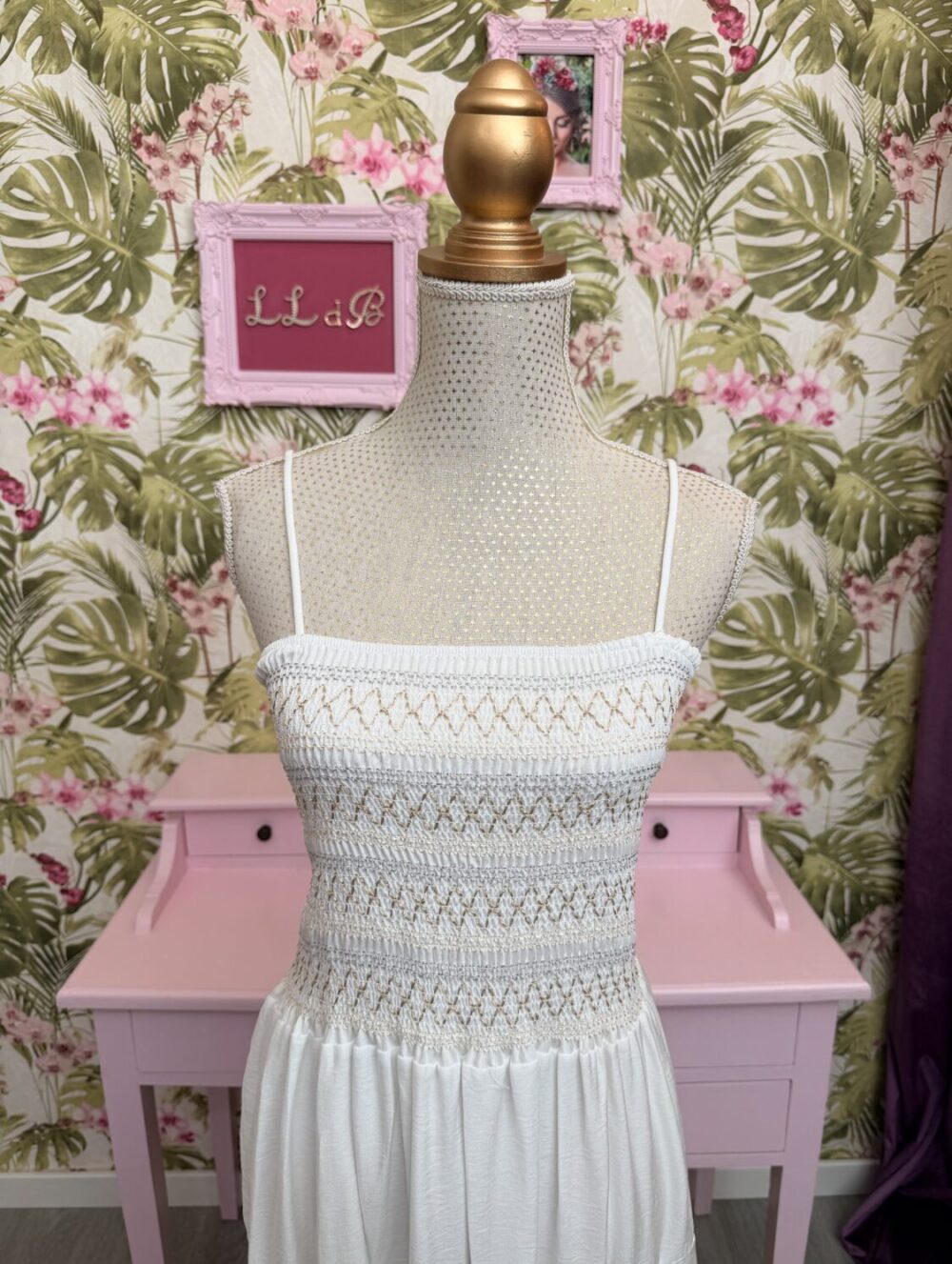 Alternative view of 50577 Vestido Marfil