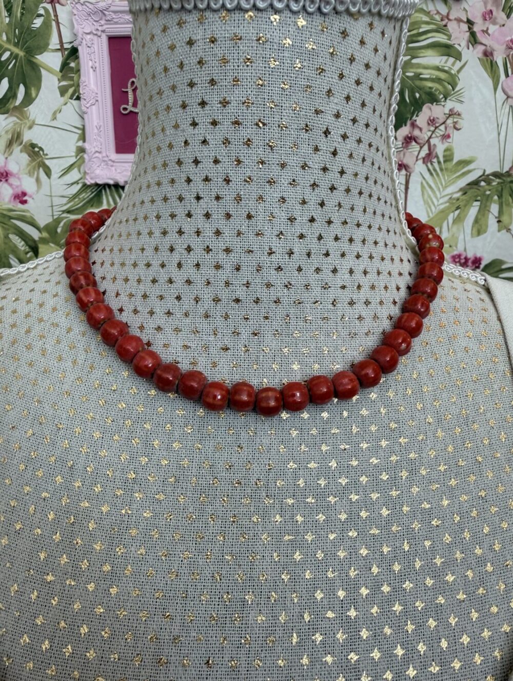 Alternative view of Collar Cuentas Summer Rojo