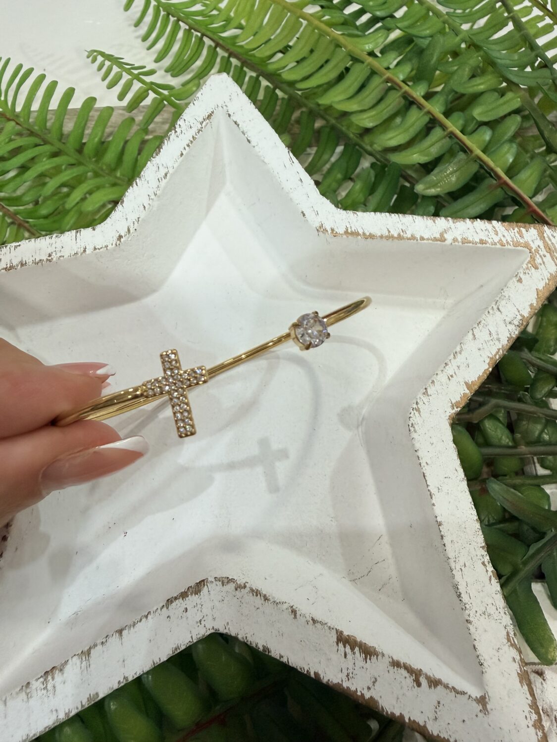Pulsera Rígida Cruz
