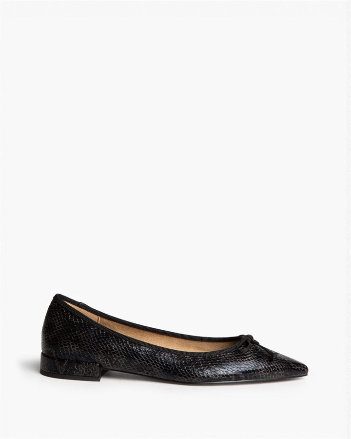 M6560 Zapatos Planos Negro